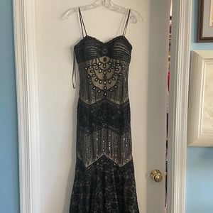 Long black dress